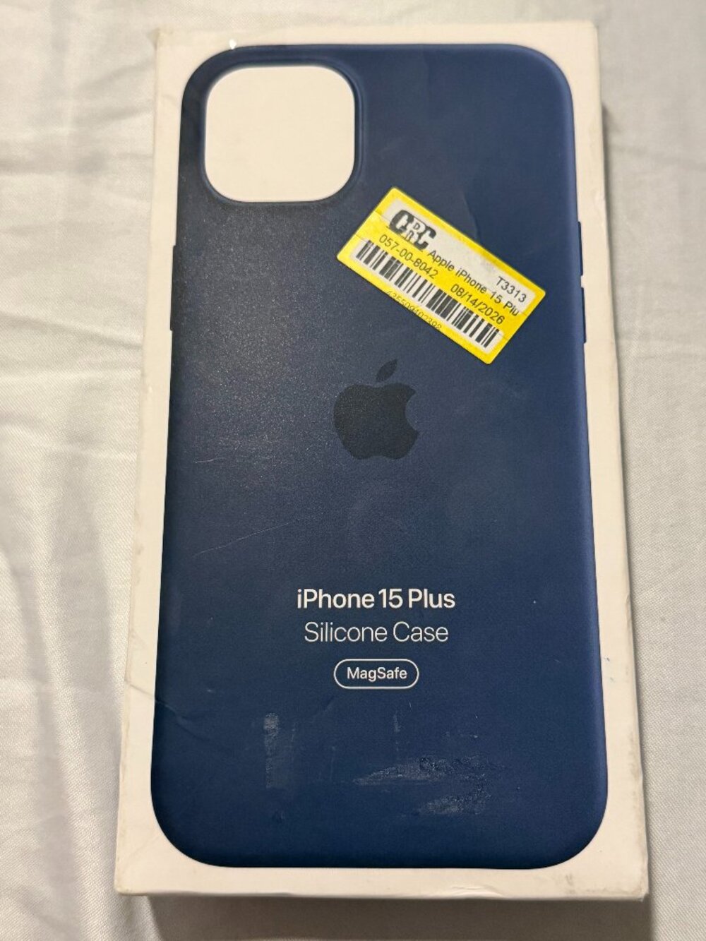 Apple iPhone 15 Plus Silicone Case with MagSafe - Storm Blue